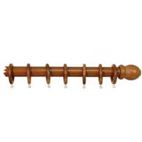 1PZ BASTONE IN LEGNO SENZA SUPPORTI Ø MM.35 OLMO - cm.300