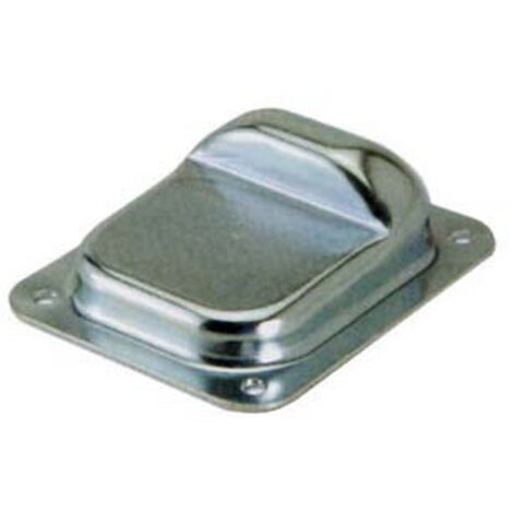 1PZ BATTENTE ARRESTO PER CANCELLI A FISSARE ART.380F - mm.130x160x48h.