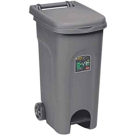 1PZ BIDONE URBAN ECO SYSTEM Lt. 80 col. Grigio