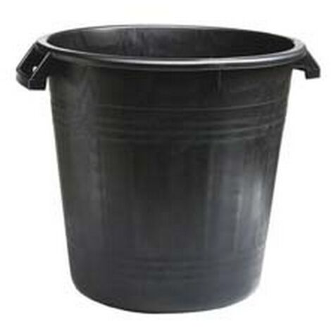 1PZ BIDONI NERI PER USO AGRICOLO SENZA COPERCHIO - lt.50  cm.41 altezza cm.50