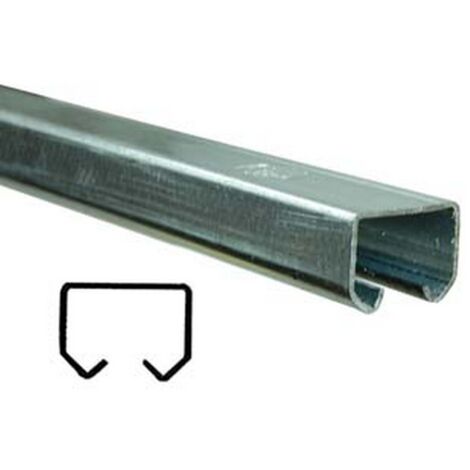 1PZ BINARIO CON FORI PER PORTE SCORREVOLI - mm.33x30 x mt.3 altezza (art.20)