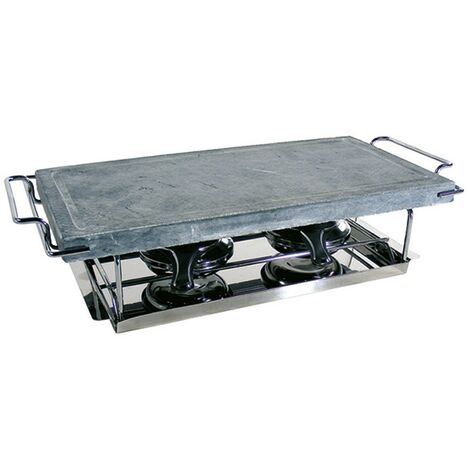 1PZ BISTECCHIERA CON FORNELLETTO cm 19 x 37