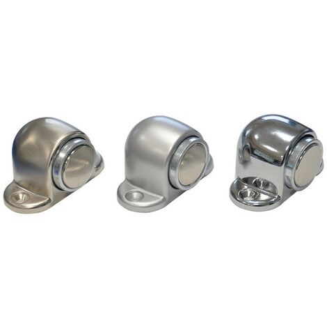 1PZ BLOCCAPORTA MAGNETICO mm 55,3 x 31 - finitura nichel sat.