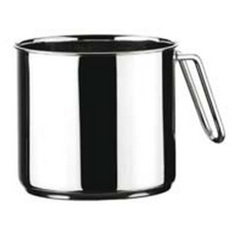 1PZ BOLLILATTE IN ACCIAIO INOX 18/10 CM.14 CON MANICO - cm.14