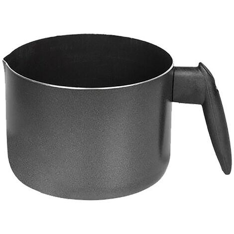 1PZ BOLLILATTE UN MANICO 'BLACK LINE' Ã˜ cm. 12 - h.10 - capacitÃ  1 lt.
