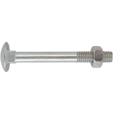 1PZ BULLONE ZINCATO TESTA TONDA T.T.Q.S.T.D.E. 12 x 200