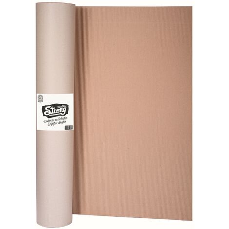 1PZ CARTONE ONDULATO SALVAPAVIMENTO ML.1X25(260 G/MQ)