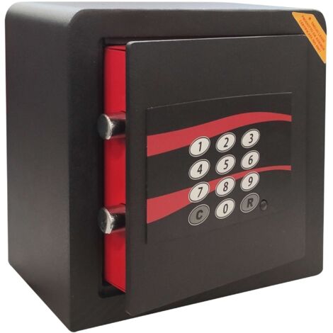 1PZ CASSAFORTE ELETTRONICA BRICK 22X13XH22 CM 5 MM