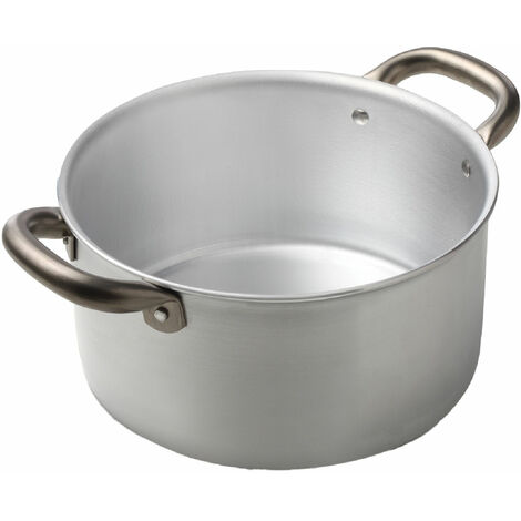 1PZ CASSERUOLA ALLUMINIO CON DUE MANICI 'PROFESSIONE CUOCO' à-£ cm. 16