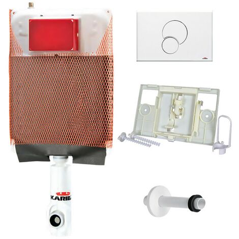 1PZ CASSETTA DI SCARICO WC INCASSO COMPLETA 'MONOLITH  kit