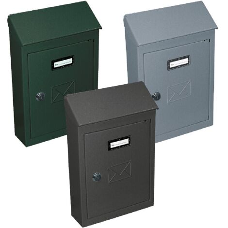 1PZ CASSETTA POSTALE 'CT' cm 18 x 5 x h 20 verde