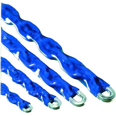 1PZ CATENA ANTIFURTO QUADRA RIVESTITA IN PLASTICA Ø mm. 6 - cm. 80