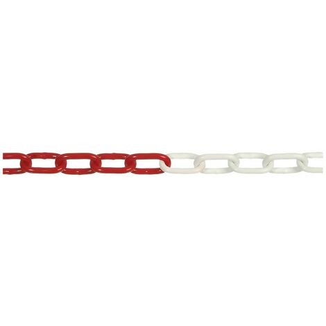 CATENA SEGNALETICA AREE riservate in plastica Ø 8 mm rossa bianca al metro  EUR 1,50 - PicClick IT