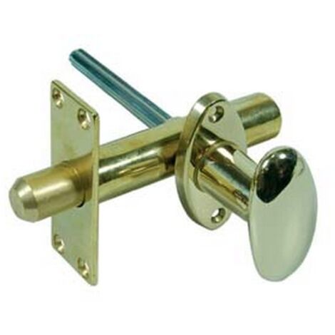 1PZ CATENACCIO A CREMAGLIERA DA INFILARE IN OTTONE LUCIDO -  mm.17x80