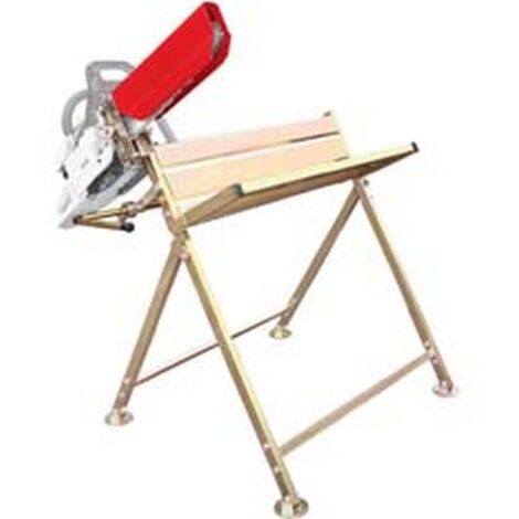 1PZ CAVALLETTO TAGLIALEGNA ACCIAIO CON MORSETTO FISSAGGIO MOTOSEGA