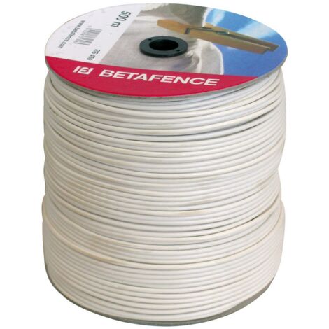 1PZ CAVETTO STENDIBIANCHERIA ACCIAIO PLASTIFICATO  Ï mm. 4,5 - mt. 500
