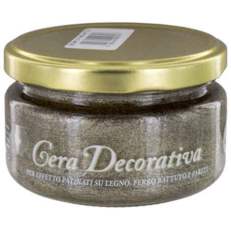 1PZ CERA DECORATIVA '900' ML 200 ARGENTO ANTICO
