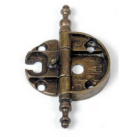 1PZ CERNIERE PER MOBILI ART.  A0057 BRONZATA ANTICA