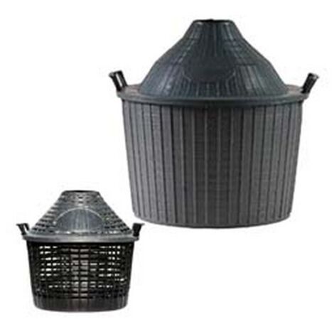 1PZ CESTI A CUPOLA IN PLASTICA PER DAMIGIANE  - lt.34