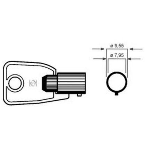 1PZ CHIAVI TUBOLARI PER CILINDRI CHICAGO CH9T - CH9T