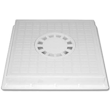 1PZ CHIUSINO CON SIFONE CENTRALE cm 30 x 30