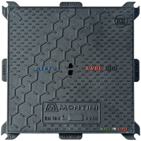 1PZ CHIUSINO IN GHISA C250 URBE - 30 x 30 - Kg 7