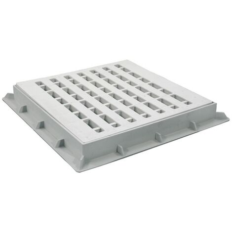 1PZ CHIUSINO PEDONABILE CON GRIGLIA cm 30 x 30