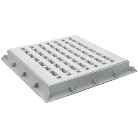 1PZ CHIUSINO PEDONABILE CON GRIGLIA cm 55 x 55