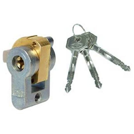 1PZ CILINDRO A INFILARE SAGOMATO CON CHIAVE A CROCE 4052 - mm.20 (4052)
