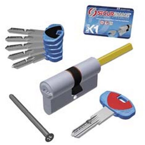 1PZ CILINDRO SAG. PROFILO EUROPEO "EVOK1" CODOLO 1+5 CHIAVI 0CK2 SERIE 3100 - MM.30X35 (3101QCS30351X5)
