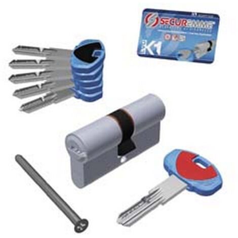 1PZ CILINDRO SAGOMATO PROFILO EUROPEO "EVOK1" 1+5 CHIAVI 0K11 SERIE 3100 - mm.30x40 (3101CCS30401X5)
