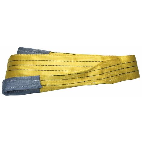 1PZ CINGHIA DI SOLLEVAMENTO MM.90 MT.5 3000 KG GIALLA