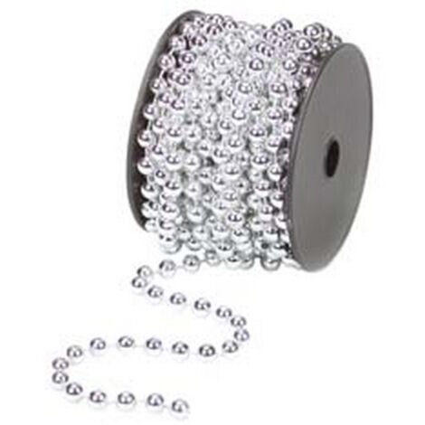 1PZ COLLANA IN PLASTICA IN BOBINA COLORE ARGENTO