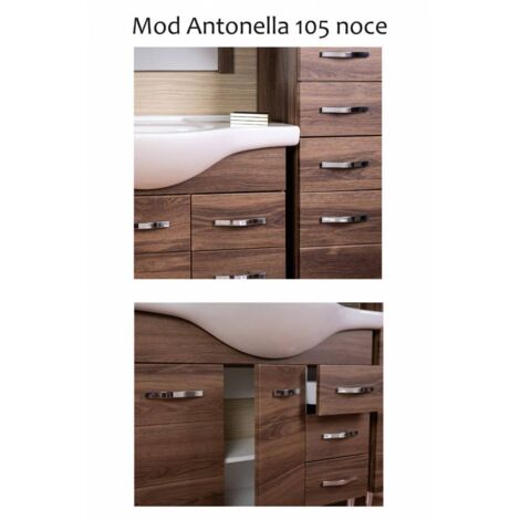 1PZ COLONNA ANTONELLA 2 ANTE + 2 CASSETTI 160 NOCE