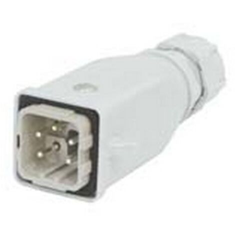 1PZ CONNETTORE MASCHIO DI RICAMBIO PER BACCHIATORE ELETTRICO OLIVGREEN A3