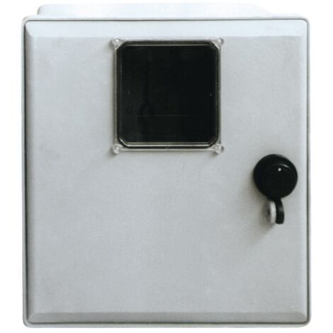 1PZ CONTENITORE TRIFASE Con vetro d'ispezione cm. 39x24x42 h