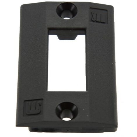 1PZ CONTROBORDO 'P1289' PER SERRATURA PREMI/APRI 'NOVA nylon nero