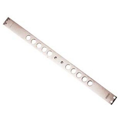 1PZ CONTROPIASTRE SERRATURE PORTE BLINDATE 94267 interasse mm28, mm562x35x3
