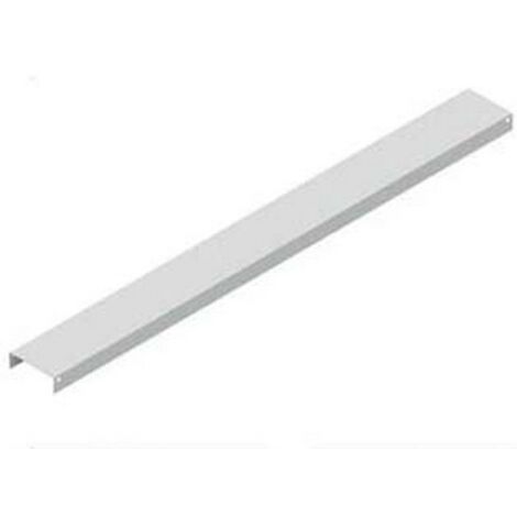 1PZ COPERCHIO PER DOPPIO FONDALE IN LAMIERA GRIGIO RAL 7035 - mm.500 l.x60 p.