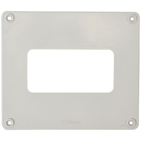 1PZ COPRIFORO PER TUBI AERAZIONE mm.190x160 - tubo mm. 120x60