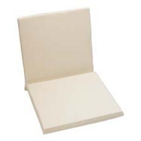 1PZ CUSCINO IMBOTTITO CON SCHIENALE BASSO - cm.42x42x45h. spessore cm.4