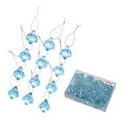 1PZ DECORO "DIAMANTE" BLU