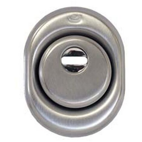 1PZ DEFENDER CON MOSTRINA IN ACCIAIO CROMO SATINATO - defender mm.50x25h.