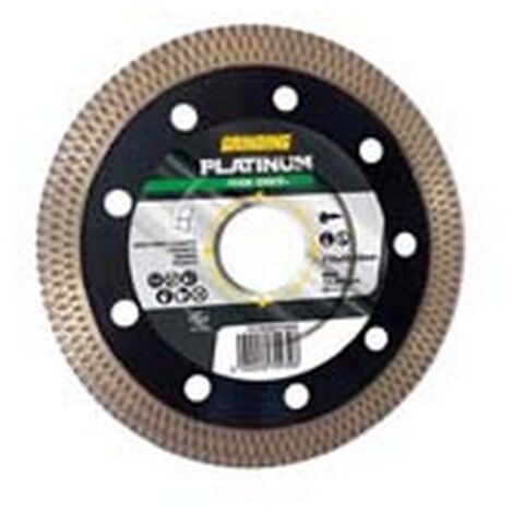 1PZ DISCHI DIAMANTATI "PLATINUM THIN GRES+" PER GRES  MM.115  -  mm.115x1,4 foro 22,23 corona continua