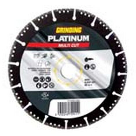 1PZ DISCHI DIAMANTATI UNIV. "PLATINUM MULTI-CUT" MATER. COSTR.  MM.115 -  mm.115x2,5 foro 22,23 corona a settori