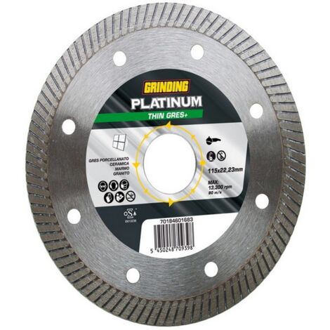1PZ DISCO DIAMANTATO CORONA TURBO PLATINUM THIN GRES+ Ï mm. 115x1,4x22,23