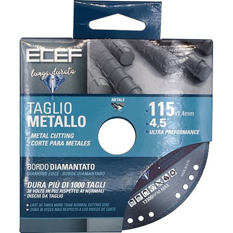 1PZ DISCO DIAMANTATO MM.115 PER TAGLIO METALLO