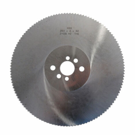 1PZ DISCO LAMA CIRCOLARE HSS FERRO TRONCATRICI  mm250 foro 32 spess.mm2,0