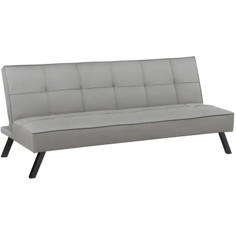 1PZ DIVANO PRONTOLETTO CLASSIC 3 POSTI GRIGIO CHIARO