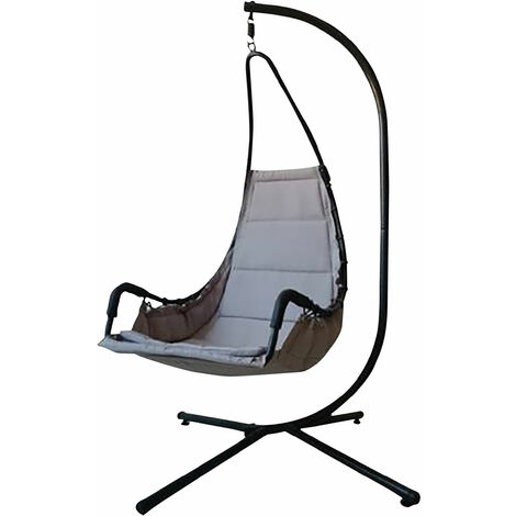 1PZ DONDOLO 'ASN' monoposto - cuscino beige/marrone